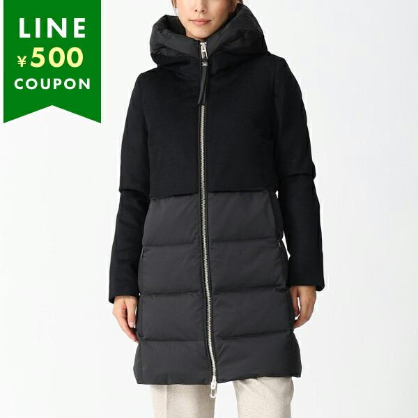 DUNO（デュノ） ダウンジャケット コート バロン ブラック レディース