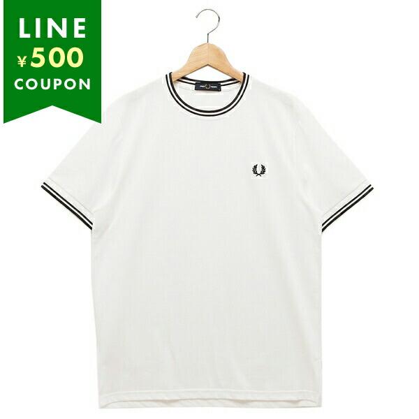 フレッドペリー Tシャツ カットソー ツイン ティップTシャツ クルーネック ホワイト メンズ FRED PERRY M1588 100