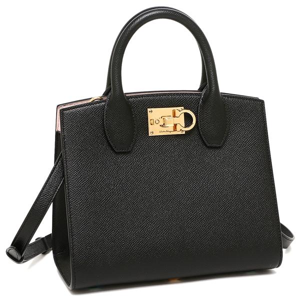 フェラガモ ハンドバッグ ショルダーバッグ スタジオボックス 2WAY  