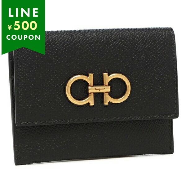フェラガモ カードケース ガンチーニ ブラック レディース Salvatore Ferragamo 220861 0779901 FERRAGAMO（フェラガモ） カードケース ガンチーニ ブラック