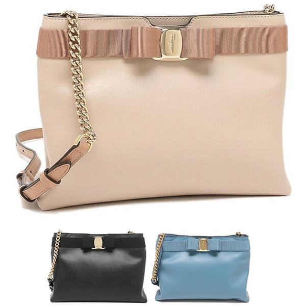 FERRAGAMO フェラガモ ショルダーバッグ ヴァラ レディース