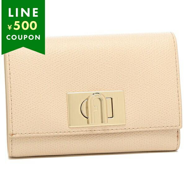 FURLA フルラ コンパクトミニ折り財布 ベージュ