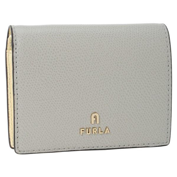 フルラ 二つ折り財布 カメリア Sサイズ グレー イエロー レディース FURLA WP00304 ARE000 4952S
