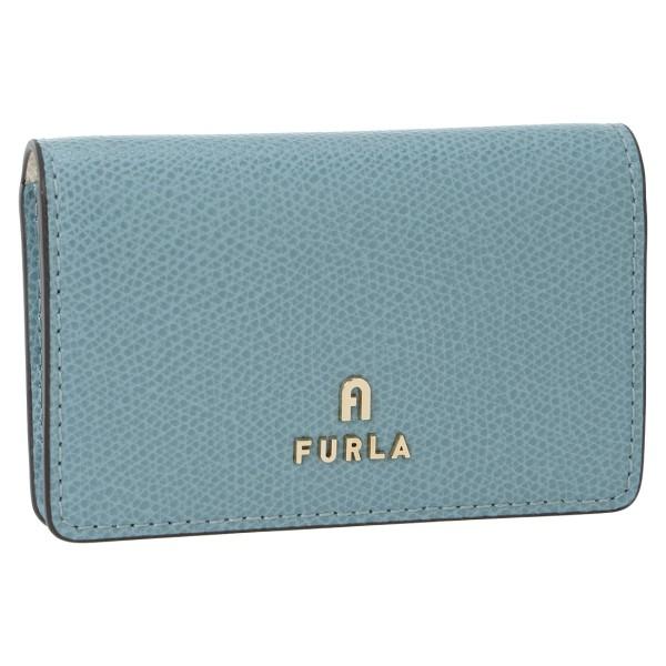 フルラ カードケース カメリア Sサイズ ブルー イエロー レディース FURLA WP00408 ARE000 5001S