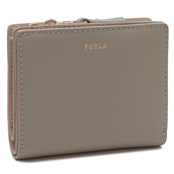 FURLA フルラ 二つ折り財布 ヌヴォラ グレー レディース WP00451
