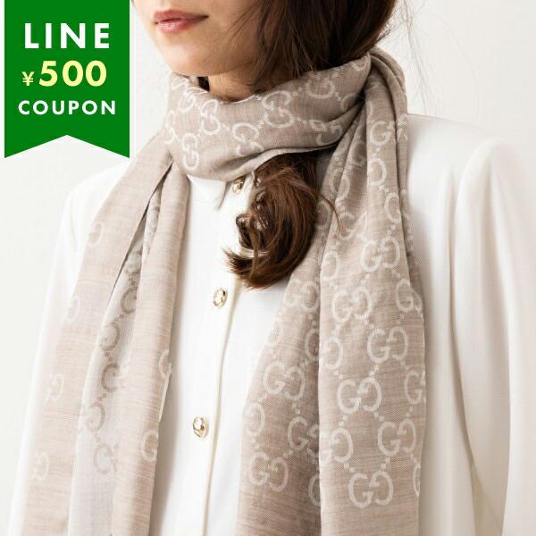 GUCCI グッチ スカーフ バンダナ ストール ブラウン レディース 165904  