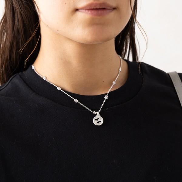 グッチ ネックレス インターロッキングG ペンダント シルバー レディース GUCCI 479221 J8400 8106 グッチ ネックレス インターロッキングG ペンダント シルバー レディース GUCCI 479221 J8400 8106