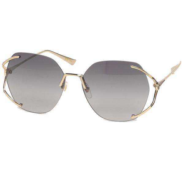 GUCCI アイウェア　サングラス グッチ GUCCI サングラス アイウェア 56サイズ グレー ブラック