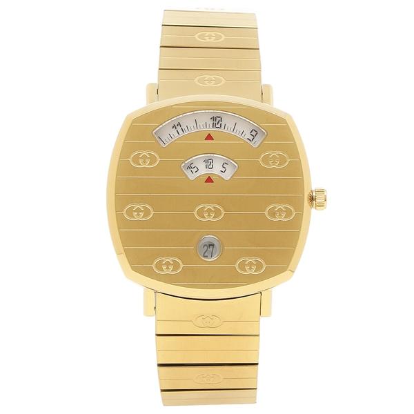 P15 還元 10 28 10 00まで グッチ 時計 メンズ レディース グリップ 35mm クォーツ ゴールド ゴールド Gucci Ya Gu Ya Axes アクセス Yahoo 店 通販 Yahoo ショッピング