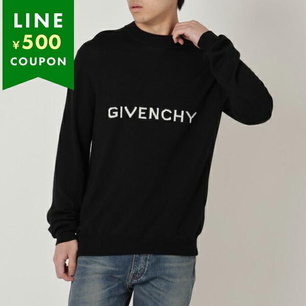 GIVENCHY ジバンシィ ニット・セーター ロゴ ブラック メンズ 