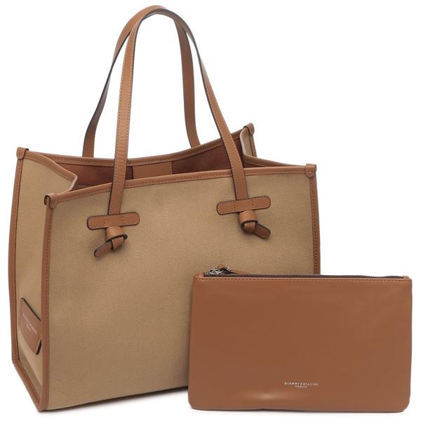 ジャンニキアリーニ トートバッグ マルチェッラ M Mサイズ ベージュ レディース GIANNI CHIARINI BS6850 COMM CNVSE 13932 A4対応