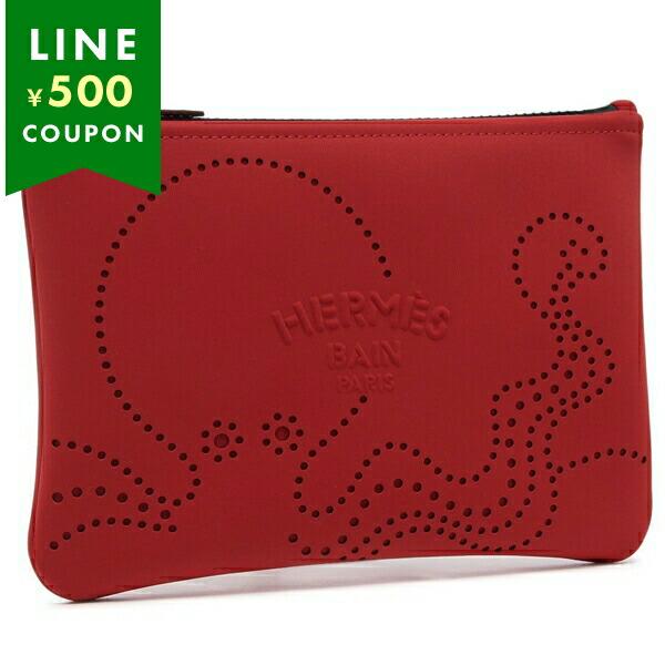 エルメス ポーチ ネオバンプルプフィクション PM ルージュ レッド レディース HERMES H103579 M 04