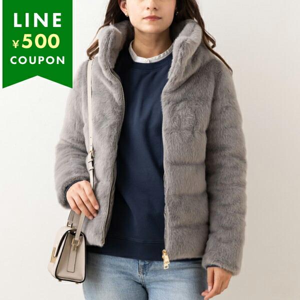 HERNOヘルノグレーダウンコートロングXL レディース金ボタン