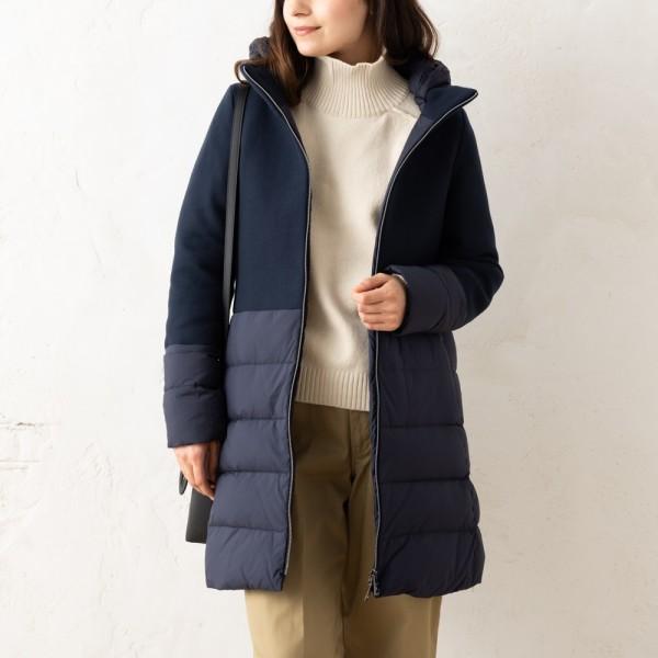 HERNO ヘルノ ダウンジャケット コート ネイビー レディース HERNO ヘルノ ダウンジャケット コート ネイビー レディース