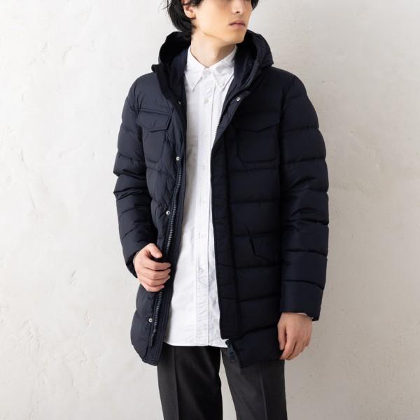 HERNO ヘルノ ダウンジャケット コート ネイビー メンズ PI0191U HERNO ヘルノ ダウンジャケット コート ネイビー メンズ PI0191U