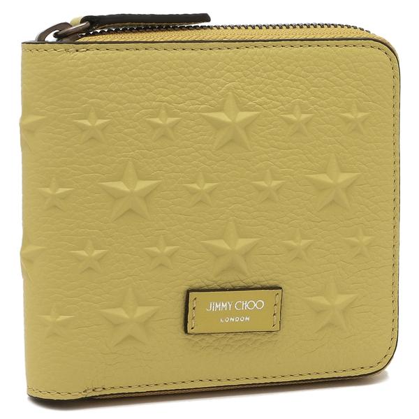 ジミーチュウ 二つ折り財布 ローレンス イエロー メンズ JIMMY CHOO 