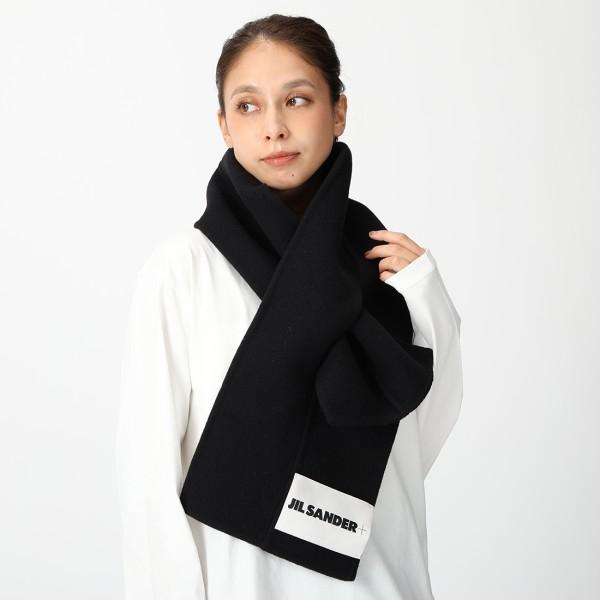 JIL SANDER（ジルサンダー） マフラー ジルサンダープラス ブラック
