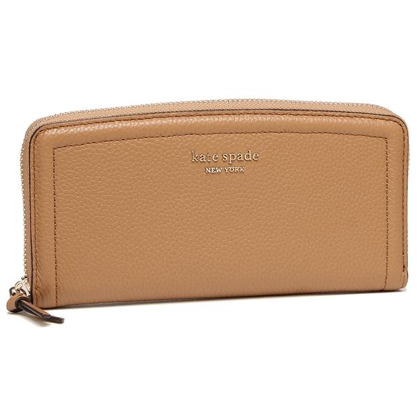 新品 ケイトスペード kate spade 長財布(ラウンドファスナー) SLIM CONTINENTAL WALLET ベージュ系 kate spade NEW YORK - 新品 ケイトスペード kate spade 長財布