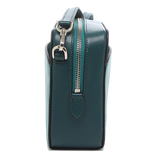 Kate spade(ケイトスペード) ショルダーバッグ美品  ローリン カラーブロック カメラ バッグ WKRU7070 ライトグリーン×ネイビー×アイボリー ストラップ着脱可 レザー kate spade ケイトスペード ローリン カラーブロック レザー カメラ