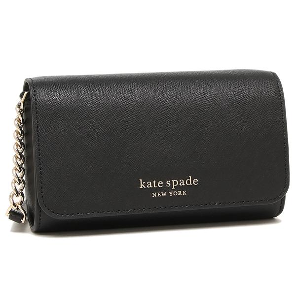 ケイトスペード ショルダーバッグ ショルダー財布 お財布ポシェット 長財布 アウトレット レディース Kate Spade Wlru6097 001 ブラック Ks Wlru6097 001 Axes 通販 Yahoo ショッピング