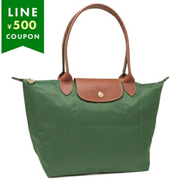 ロンシャン トートバッグ プリアージュ オリジナル Mサイズ グリーン レディース LONGCHAMP L2605 089 P95