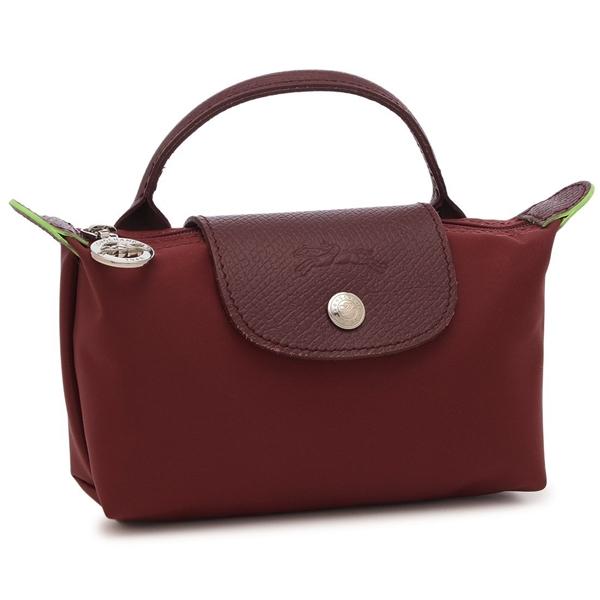 ロンシャン ポーチ プリアージュ グリーン リサイクルキャンバス ワインレッド レディース LONGCHAMP 34175 919 P98 LONGCHAMP（ロンシャン） ポーチ プリアージュ グリーン リサイクル
