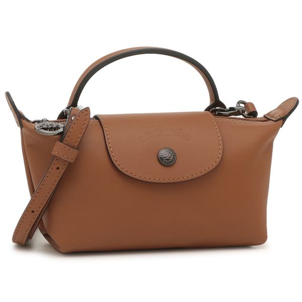 Longchamp ロンシャン ショルダーバッグ ル プリアージュ エクストラ ポーチ 34205 987 M19 レディース ブラウン LONGCHAMP（ロンシャン） ハンドバッグ ショルダーバッグ プリアージュ