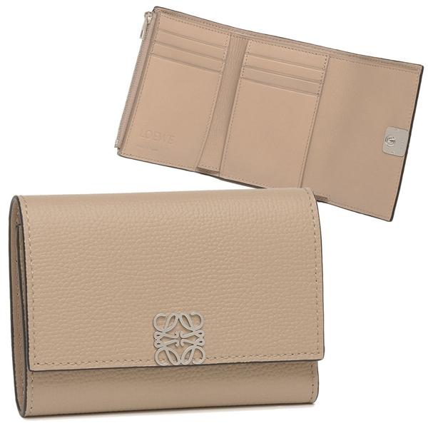 LOEWE ロエベ 三つ折り財布 ミニ財布 ベージュ 【公式通販】