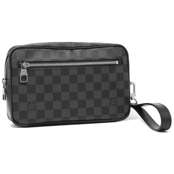 P10 還元 2 26 10 00まで ルイヴィトン クラッチバッグ メンズ ポシェットカサイ ダミエグラフィット Louis Vuitton N グレー Lv N Axes 通販 Yahoo ショッピング