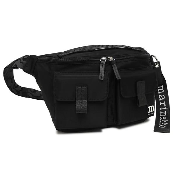 マリメッコ ショルダーバッグ ボディバッグ UNIKKO ウニッコ 花柄 Mサイズ ブラック レディース MARIMEKKO 094618 009 marimekko（マリメッコ） ショルダーバッグ ボディバッグ UNIKKO