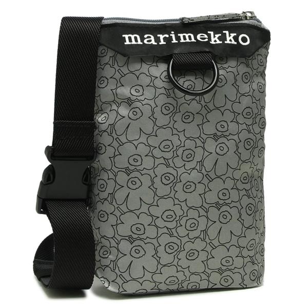マリメッコ ショルダーバッグ ミニバッグ UNIKKO ウニッコ 花柄 グレー レディース MARIMEKKO 094747 999 marimekko（マリメッコ） ショルダーバッグ ミニバッグ UNIKKO