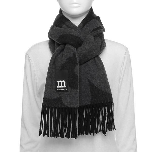 マリメッコ　ウニッコ　ストール　新品未使用 marimekko（マリメッコ） マフラー ストール ウニッコ 花柄 フリンジ