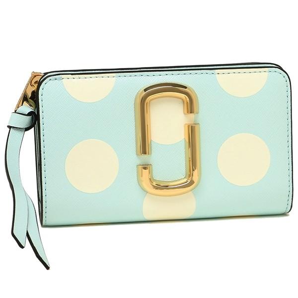 折財布 Marc 498 Jacobs 返品保証 レディースファッション M 財布 ファッション小物 マークジェイコブス レディース 海外ブランド通販は ブランドショップaxes で 年間ベストストア14年度ジャンル大賞受賞 Mj M 498 ライトブルーマルチ Mj
