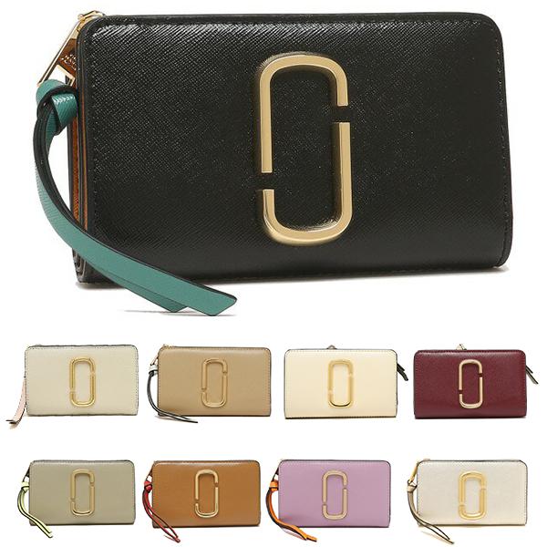 MARC JACOBS マークジェイコブス 二つ折り財布 スナップショット MARC JACOBS マークジェイコブス 二つ折り財布 スナップショット