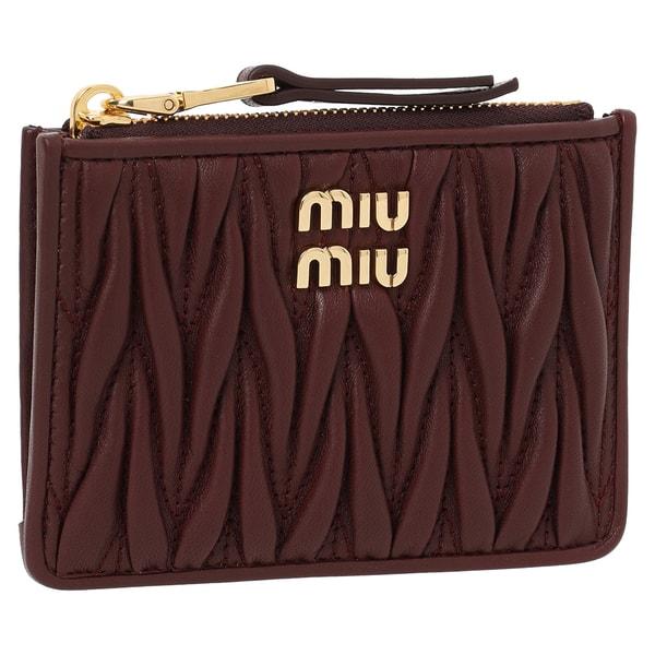 miu miu（ミュウミュウ） カードケース ミヌテリア マテラッセ ナッパ