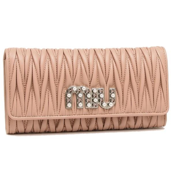 Miu 長財布 返品保証 レディース Miu 5mh109 5mh109 F0ygu Mm 5mh1092bsqf0ygu ブランドショップaxes ファッション 長財布 2bsq ピンク ミュウミュウ