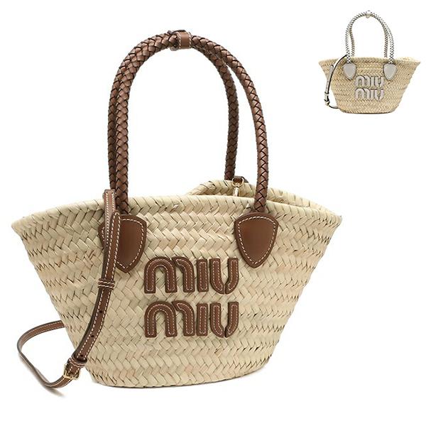 miu miu（ミュウミュウ） かごバッグ ショルダーバッグ カゴバッグ