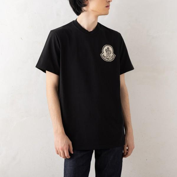 MONCLER モンクレール Tシャツ カットソー ブラック メンズ MONCLER モンクレール Tシャツ カットソー ブラック メンズ