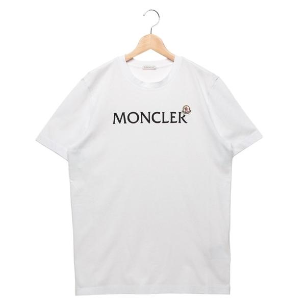 モンクレール Tシャツ カットソー ホワイト メンズ MONCLER 8C00036 8390T 001 MONCLER（モンクレール） Tシャツ カットソー ホワイト メンズ MONCLER