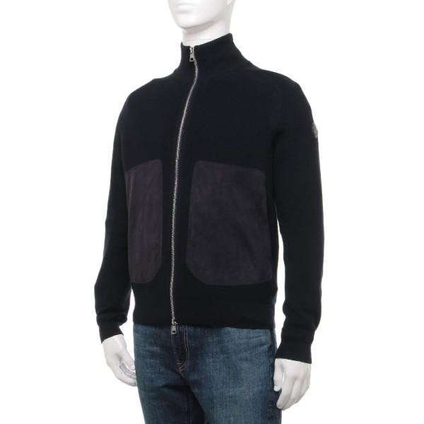 モンクレール カーディガン ボレロ ネイビー メンズ MONCLER 9B00019 M1611 778