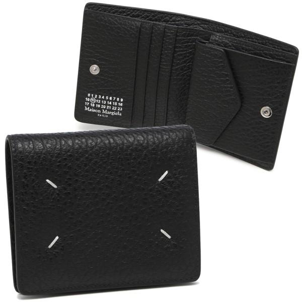 Maison Margiela メゾンマルジェラ 二つ折り財布 ミニ財布 ブラック