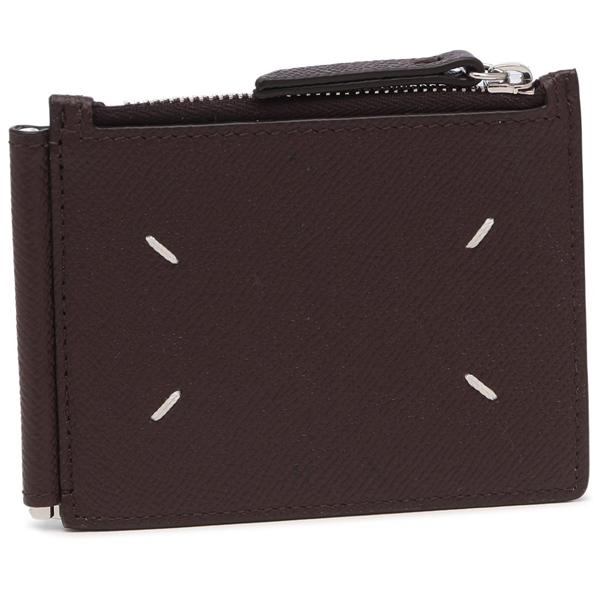 メゾンマルジェラ 小銭入れ ケース 二つ折り財布 4ステッチ ワインレッド メンズ Maison Margiela SA1UI0018 P4745 T2358 Maison Margiela（メゾンマルジェラ） 小銭入れ コインケース 二つ折り