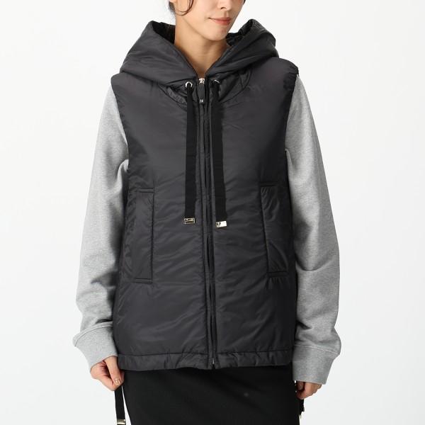 マックスマーラ ダウンジャケット コート ザキューブ ブラック レディース Max Mara GREENGO 009 2529296024600 Max Mara（マックスマーラ） ダウンジャケット コート ザキューブ