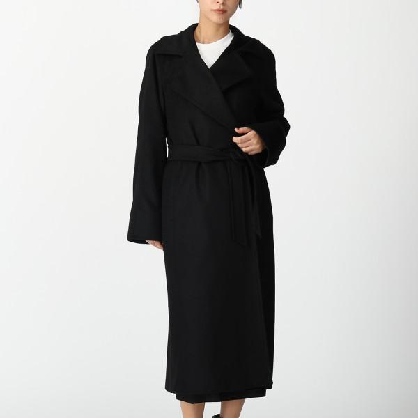 Max Mara マックスマーラ コート マニュエラ ベルト付き ブラック 