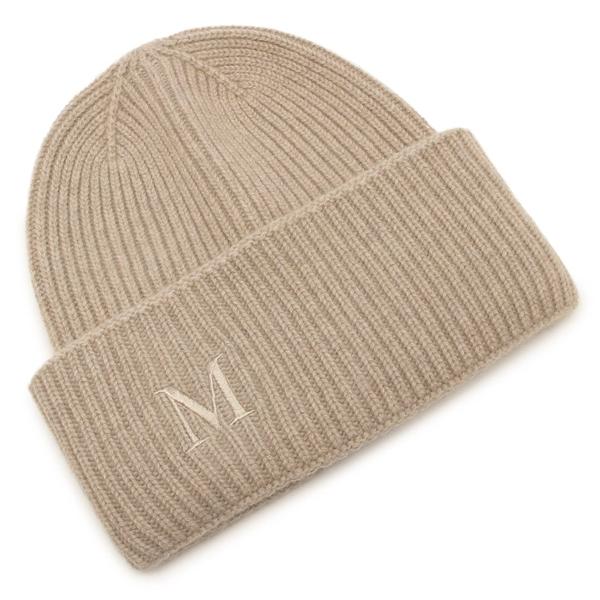 Max Mara（マックスマーラ） ニット帽 ビーニー ベージュ レディース