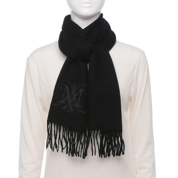 マックスマーラ マフラー マックスアンドコー 大人も可 ガールズ KIDS キッズ ブラック レディース Max Mara MX0246 MX00M MX900 Max Mara（マックスマーラ） マフラー マックスアンドコー 大人も可