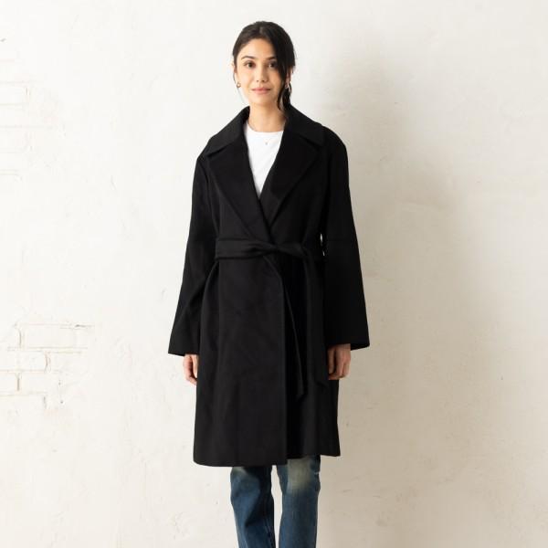 Max Mara マックスマーラ コート タイガー Studio ブラック Max Mara マックスマーラ コート タイガー Studio ブラック