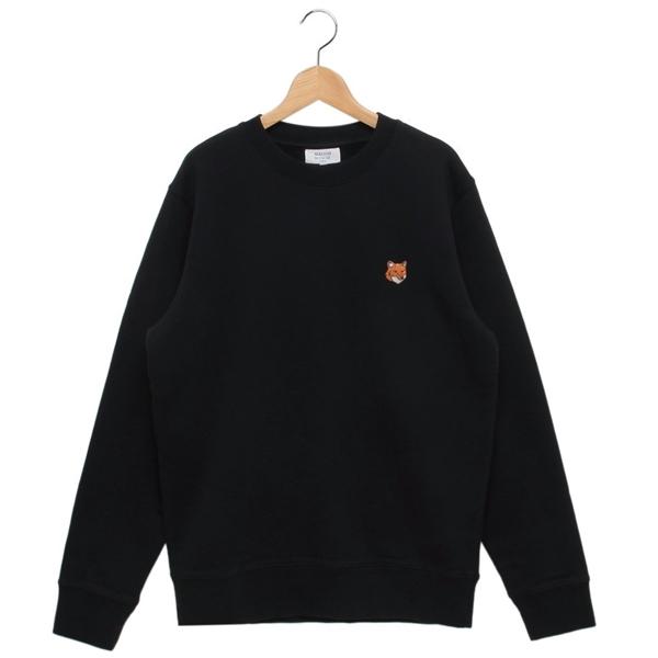 新品・未使用　フォックスヘッド【メゾンキツネ】スウェット黒　Lサイズ MAISON KITSUNE（メゾン キツネ） スウェット フォックスヘッド