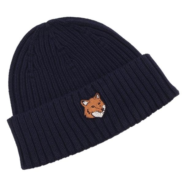 MAISON KITSUNE（メゾン キツネ） ニット帽 ビーニー フォックスヘッド