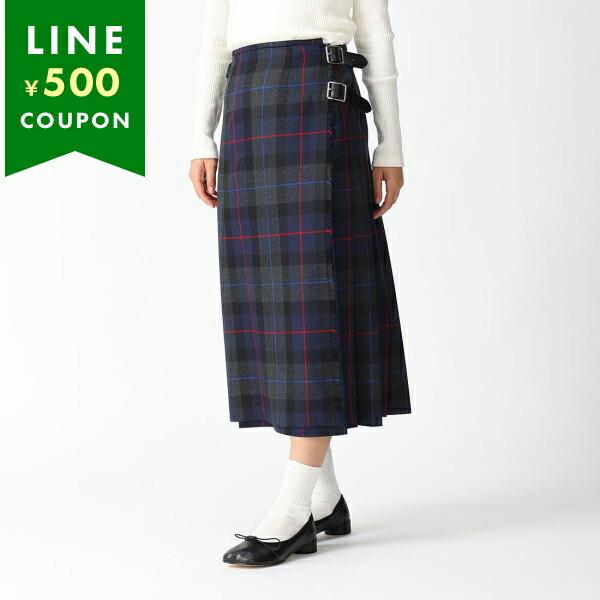 新品未使用✨オニールオブダブリン　キルトスカート　グレー O'NEIL of DUBLIN（オニールオブダブリン） ロングスカート キルト